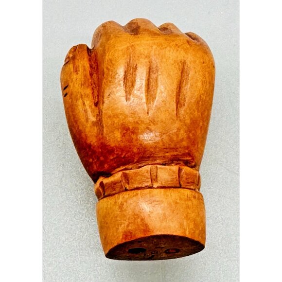 Netsuke Hand Carved Boxwood Monkey Toggle Luck Charm 2 inch Japanese Inro Ojime - Picture 6 of 9